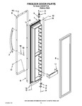 Diagram for 10 - Freezer Door Parts