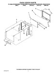 Diagram for 02 - Oven Door Parts