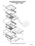 Diagram for 03 - Refrigerator Shelf Parts