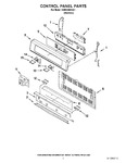 Diagram for 02 - Control Panel Parts