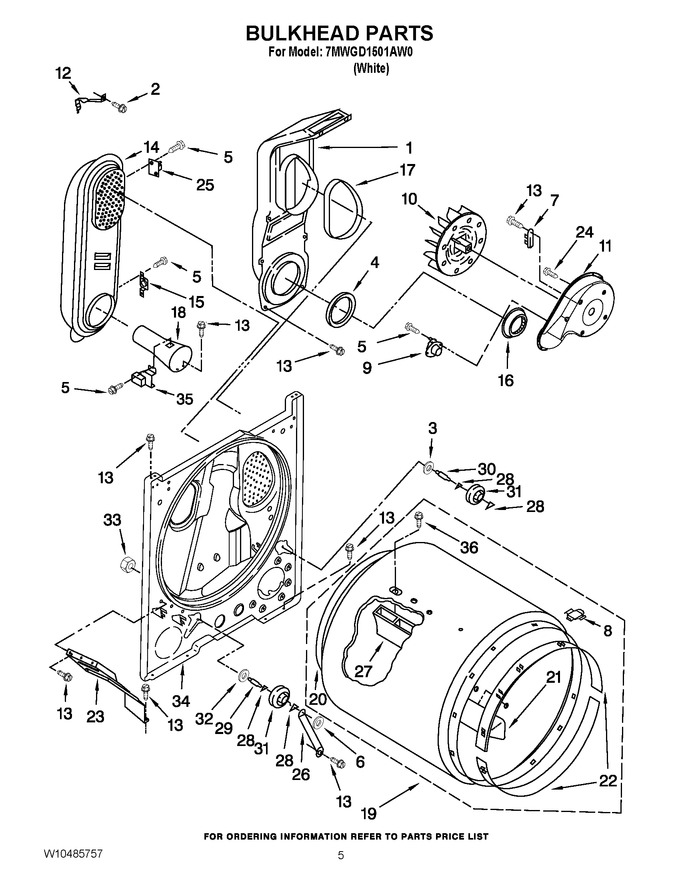 Diagram for 7MWGD1501AW0