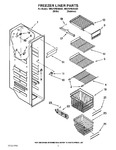 Diagram for 04 - Freezer Liner Parts