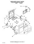 Diagram for 08 - Dispenser Front Parts