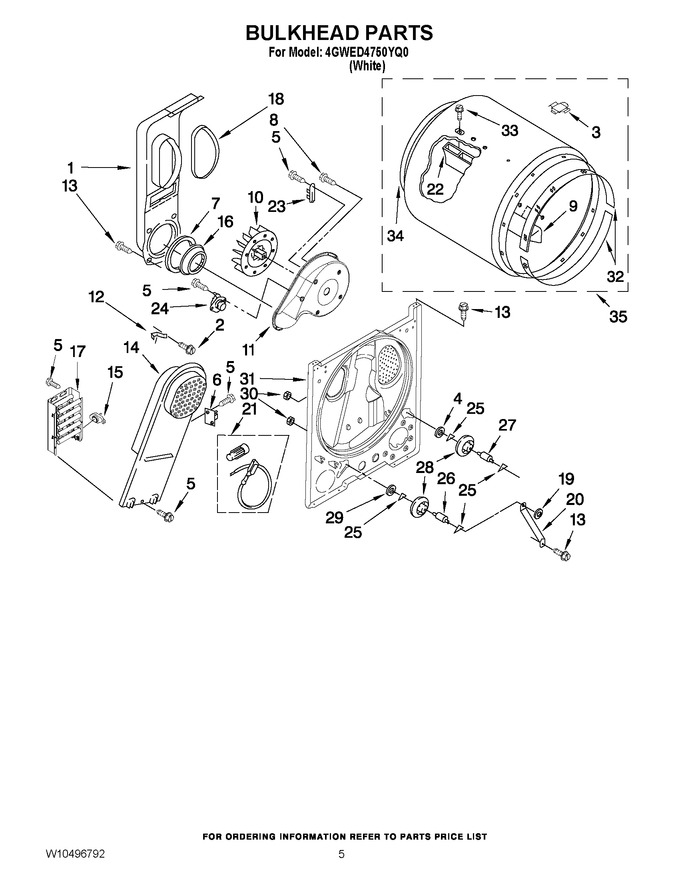 Diagram for 4GWED4750YQ0