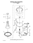 Diagram for 03 - Basket And Tub Parts