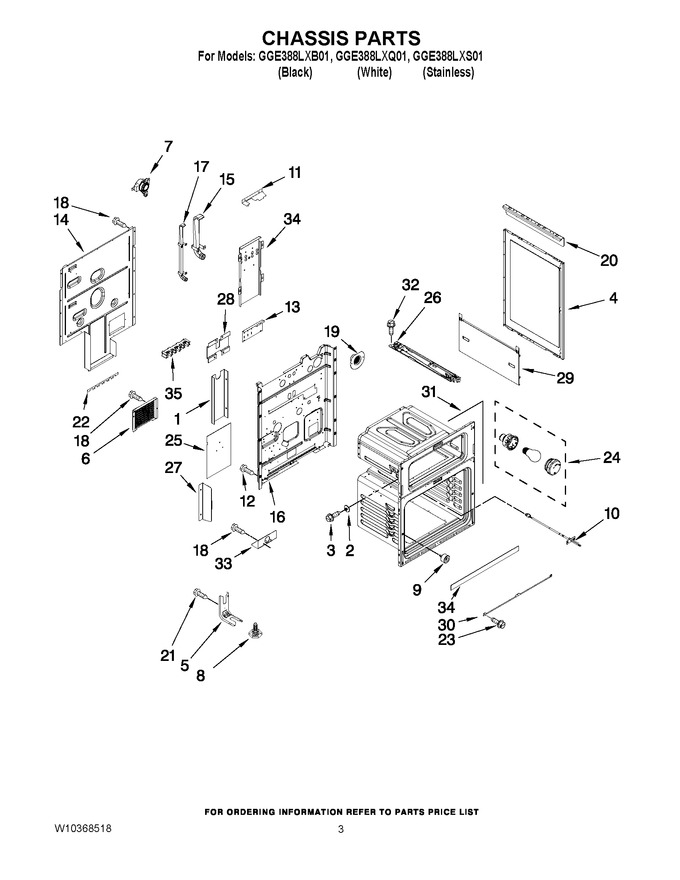 Diagram for GGE388LXB01