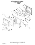 Diagram for 07 - 30`` Oven Door Parts