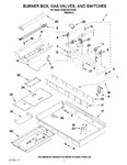 Diagram for 02 - Burner Box, Gas Valves, And Switches