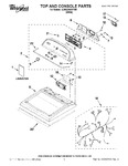 Diagram for 01 - Top And Console Parts