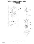 Diagram for 14 - Motor And Ice Container Parts