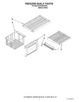 Diagram for 03 - Freezer Shelf Parts