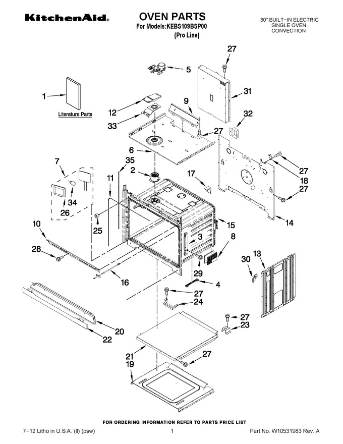 Diagram for KEBS109BSP00