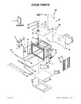 Diagram for 01 - Oven Parts