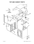 Diagram for 01 - Top And Cabinet Parts