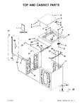 Diagram for 01 - Top And Cabinet Parts