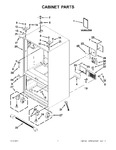 Diagram for 01 - Cabinet Parts