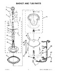 Diagram for 03 - Basket And Tub Parts