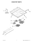 Diagram for 01 - Cooktop Parts