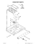 Diagram for 01 - Cooktop Parts