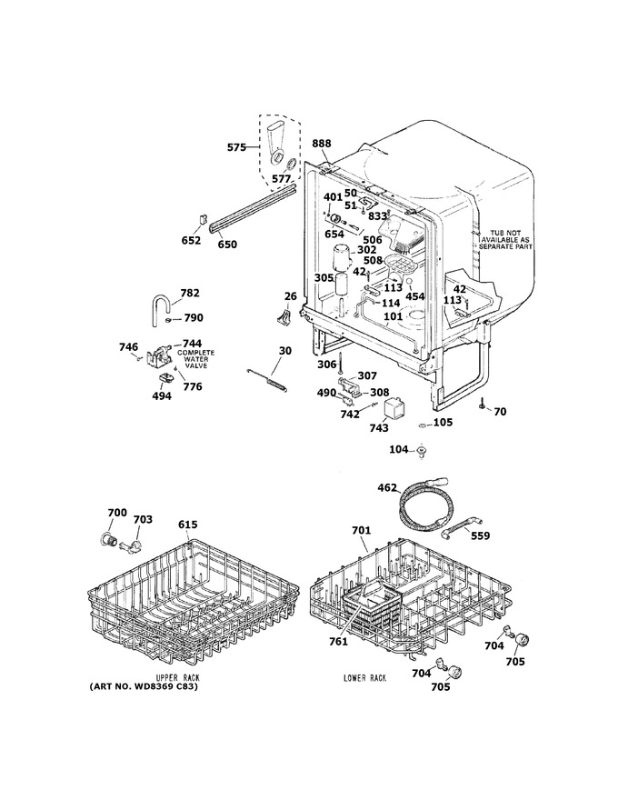 Diagram for HDA2160H65SS