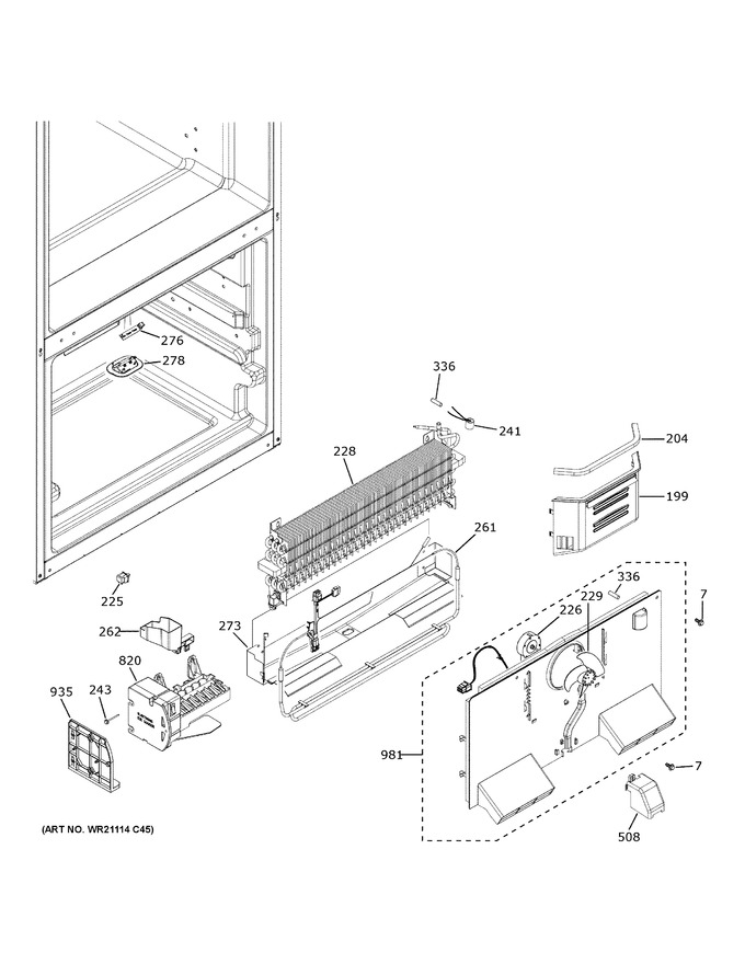 Diagram for GNE25JGKYFWW