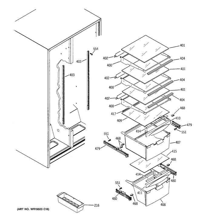 Diagram for GSA20IEPAFWW