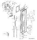 Diagram for 1 - Freezer Door