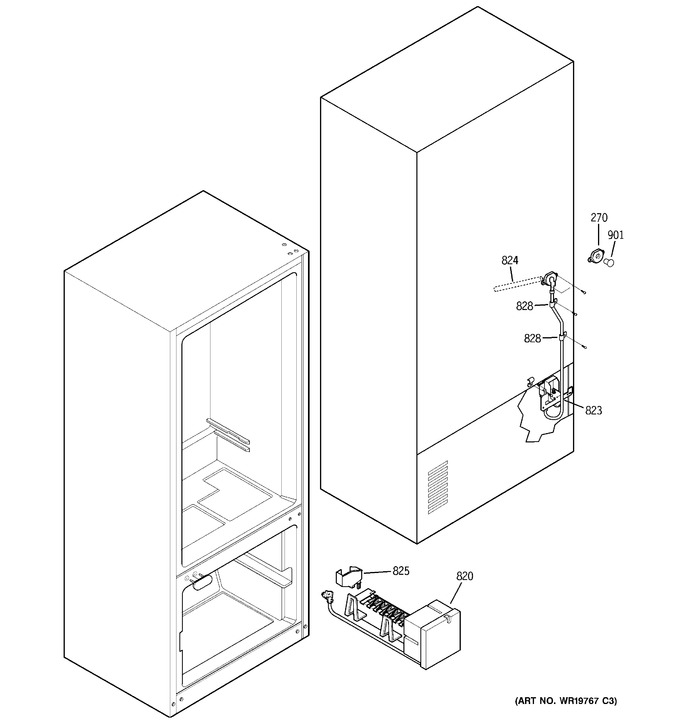 Diagram for GBS22HCRAWW