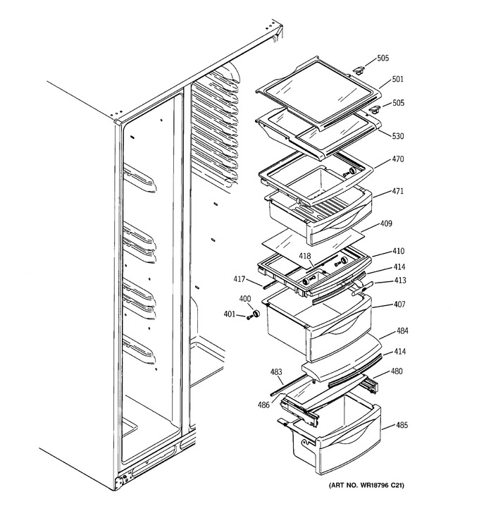 Diagram for ESF25KGTBBB