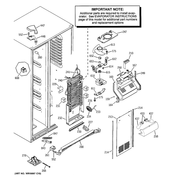 Diagram for ESF25QGWAWW