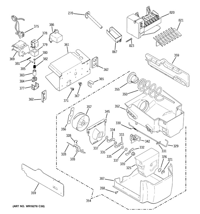 Diagram for DSF26DHWABB