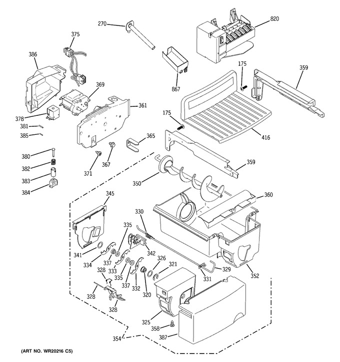 Diagram for PSK25NGWHCWW