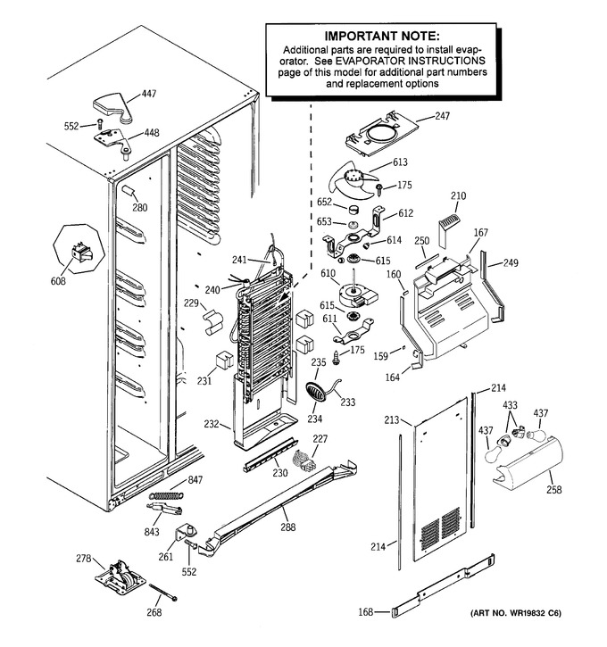 Diagram for GSF25LGWAWW