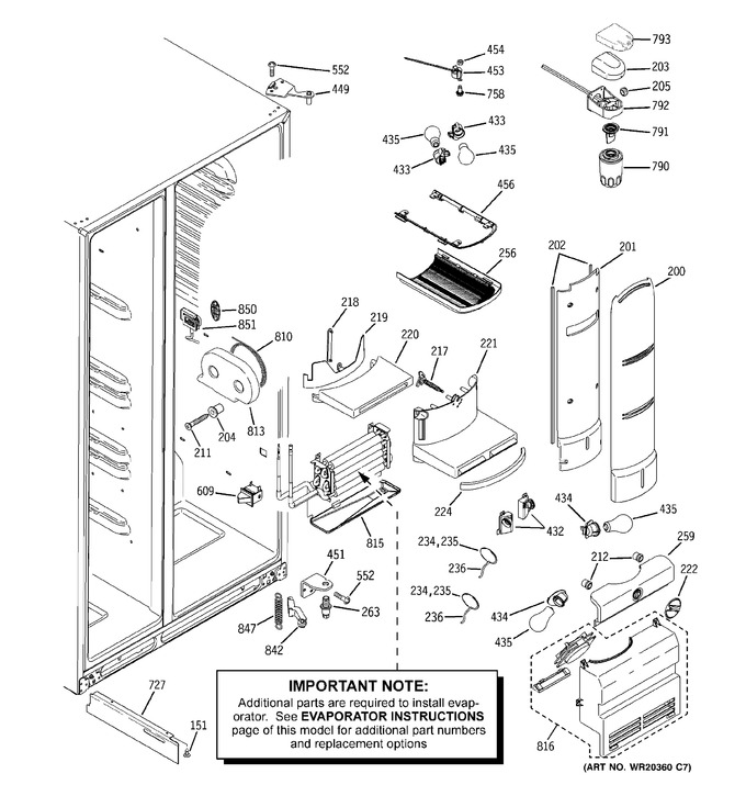 Diagram for PHE25YGXAFWW