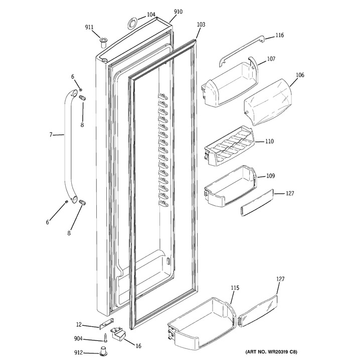 Diagram for GSHF3KGXHCBB