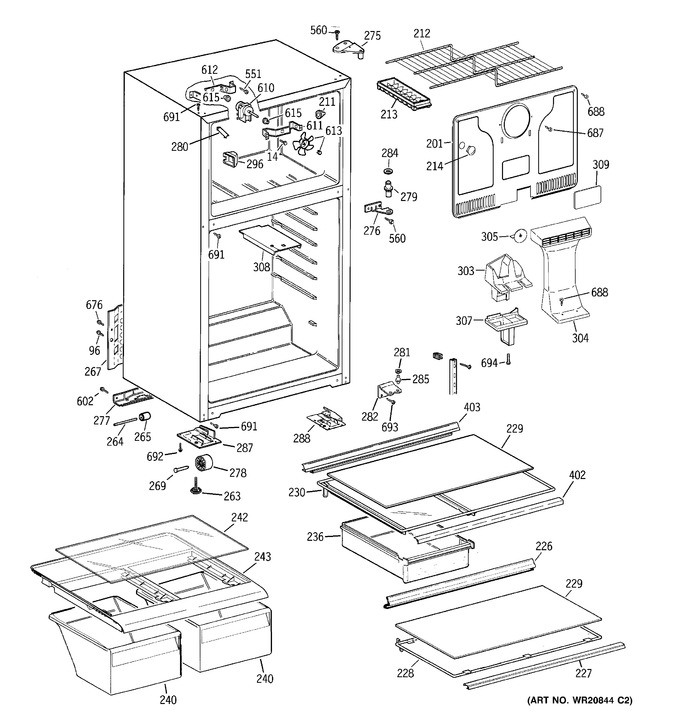 Diagram for GTS16GBSDRWW