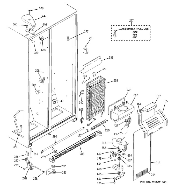 Diagram for GSH25JGBCWW