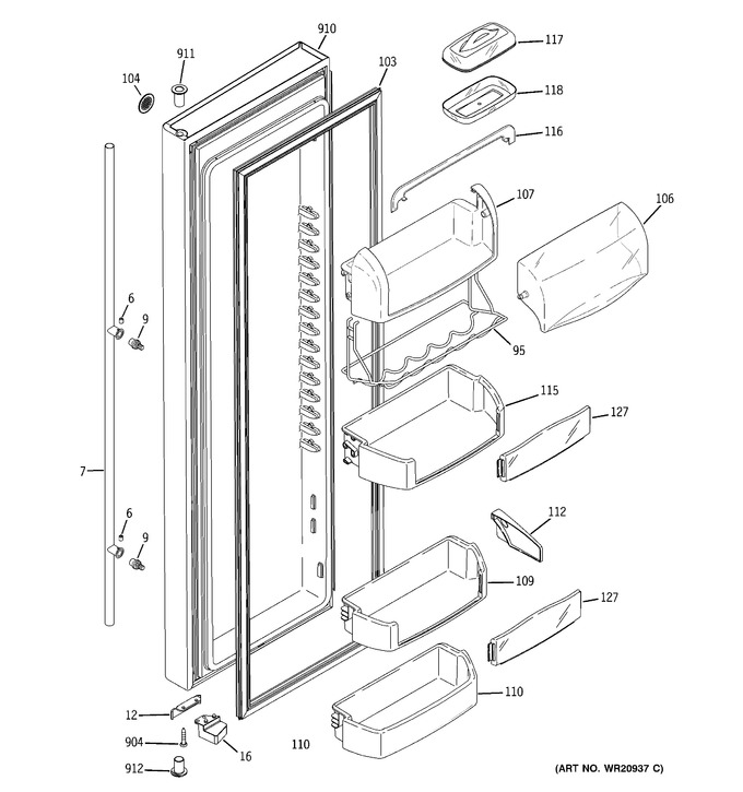 Diagram for RCE25RGBBFWW