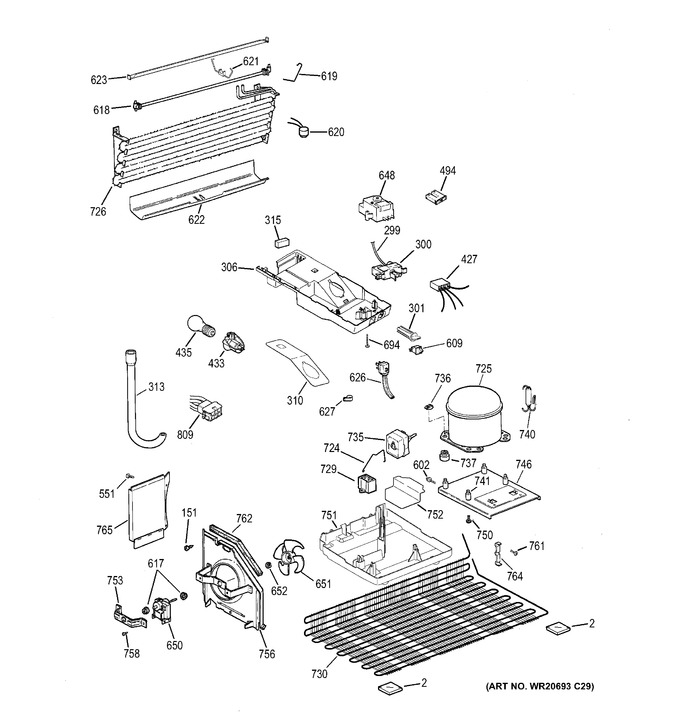 Diagram for GTH18CBEERWW