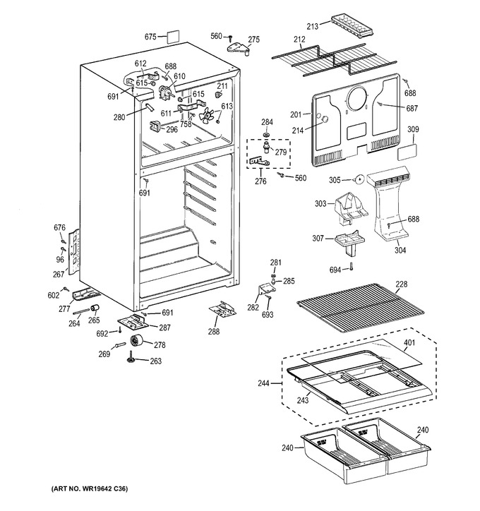 Diagram for GTS16DBEMRWW