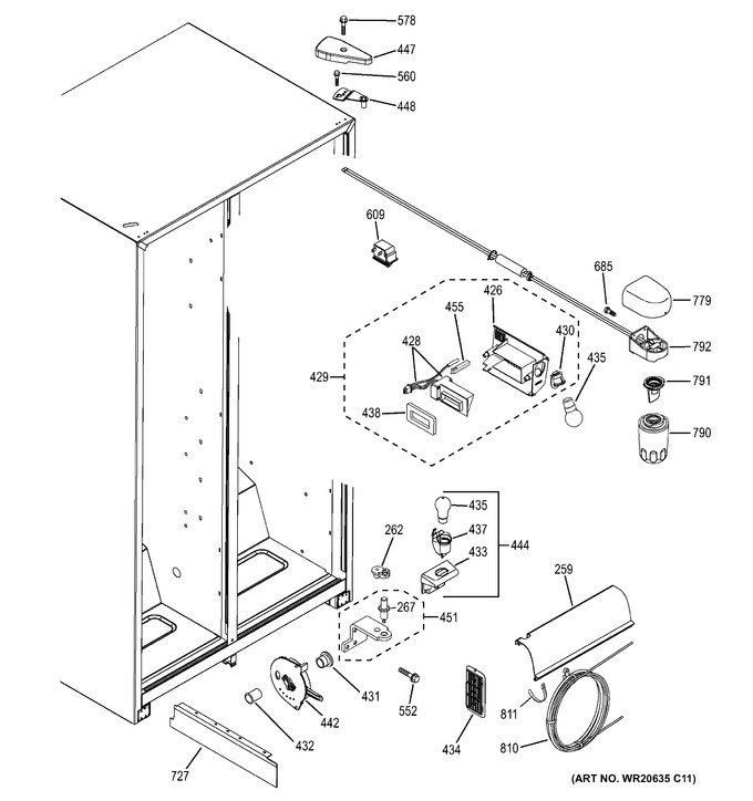 Diagram for GSH25JGDE BB