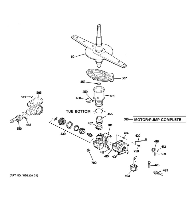 Diagram for GSC3500V00WW