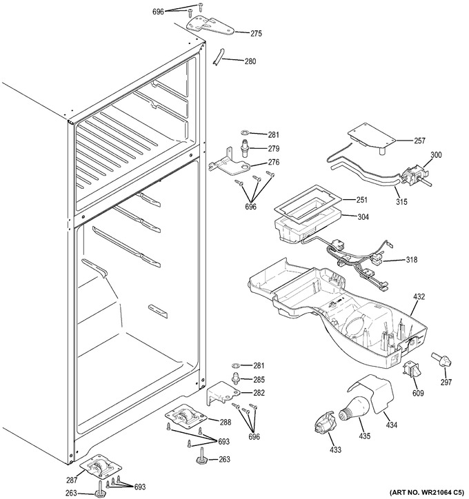 Diagram for GTE16DTHHRWW