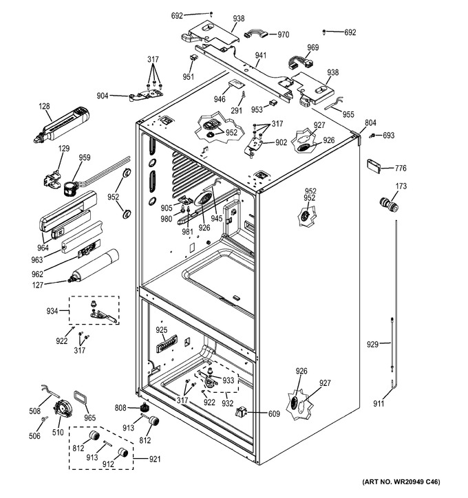 Diagram for GFE26GMKBES