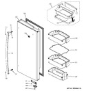 Diagram for 6 - Fresh Food Door - Rh