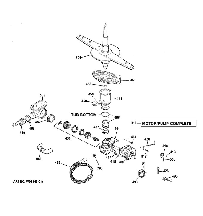 Diagram for HDA2100V35WW