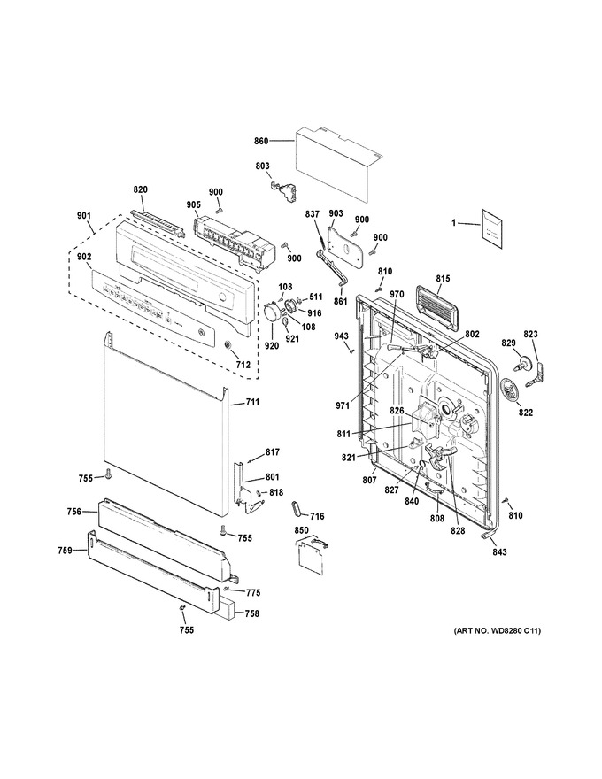 Diagram for GSD4000K00WW